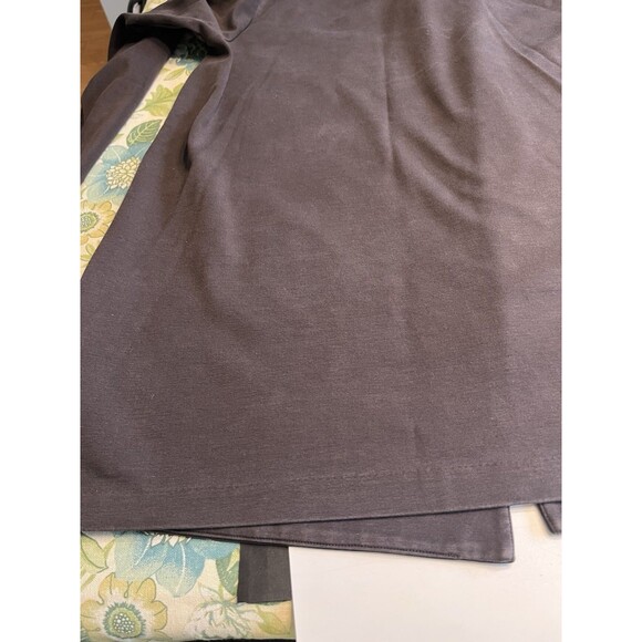 Eileen Fisher Taupe Brown Swing Open Front Shacket Blazer Jacket Sz L - Picture 10 of 12